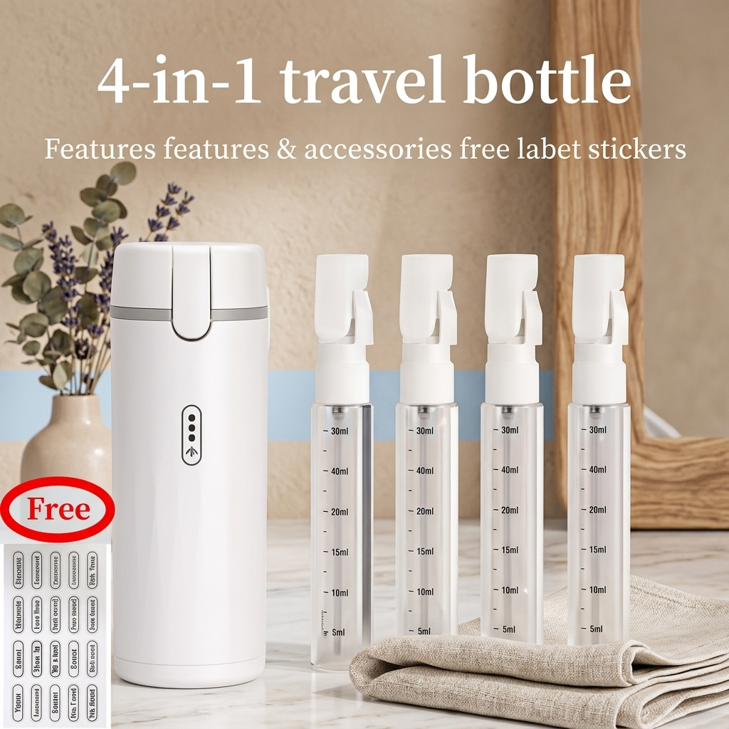 Premium 4-in-1 Travel Dispenser