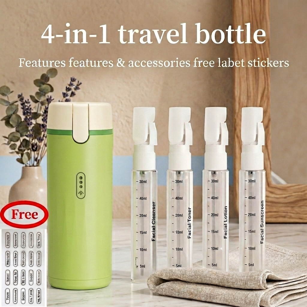 Premium 4-in-1 Travel Dispenser