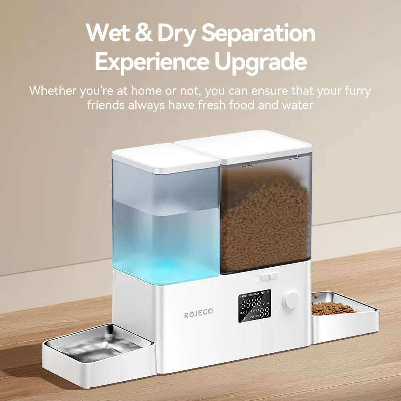 2-in-1 Automatic Pet Feeder & Water Fountain (8.5L)