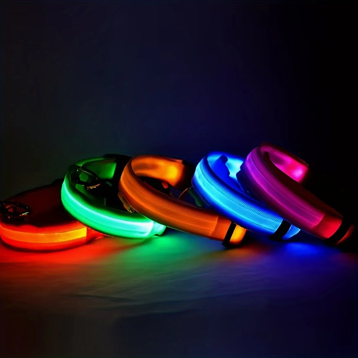 Paws GlowSafe™ LED Reflective Dog Collar