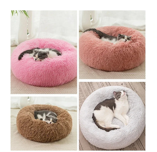 Calming Donut Dog Bed – Anti Anxiety & Ultra Soft