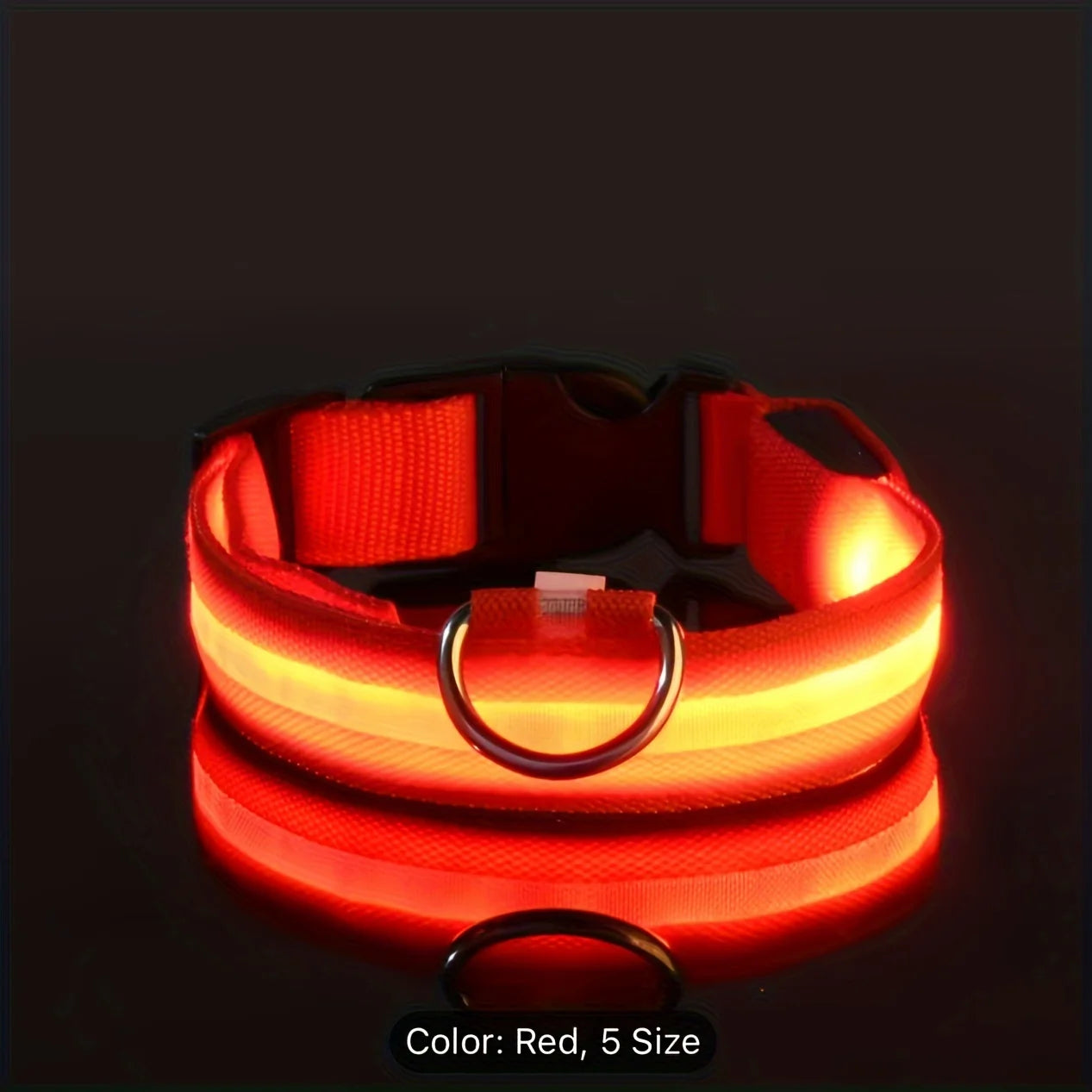 Paws GlowSafe™ LED Reflective Dog Collar