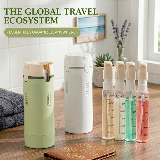 Premium 4-in-1 Travel Dispenser
